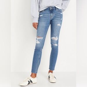 Mid-Rise Rockstar Super-Skinny Ankle Jeans